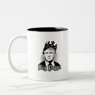 Großer Pappa-Trumpf Zweifarbige Tasse