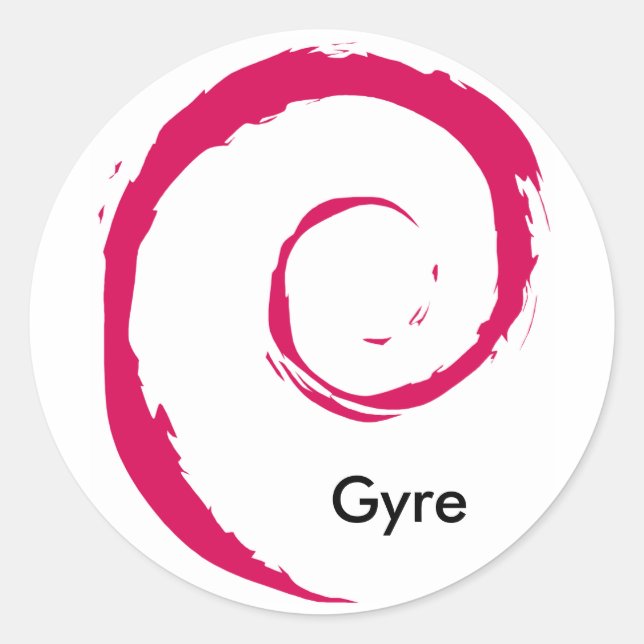 Großer pazifischer Müllhalde Runder Aufkleber (Vorderseite)