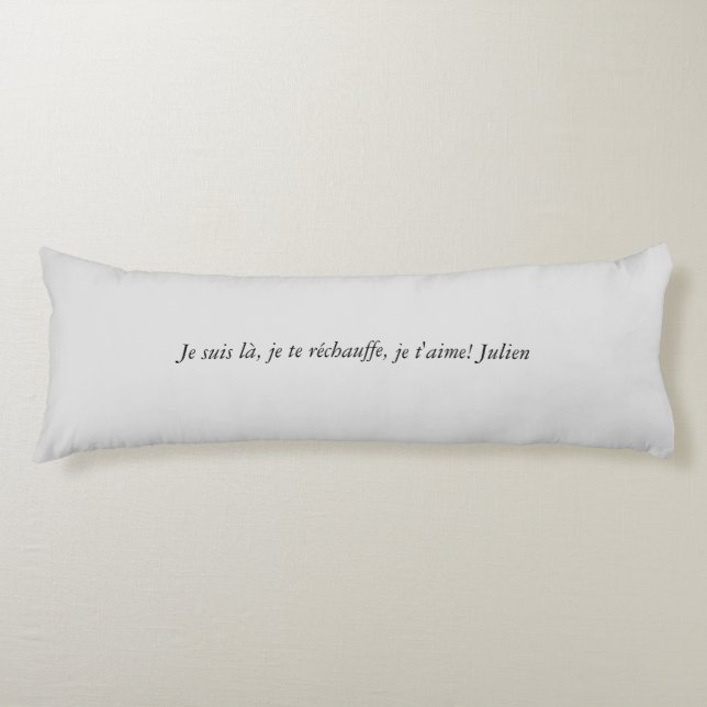 Großer personalisierbarer Kissen zwei Seiten (Vorderseite)