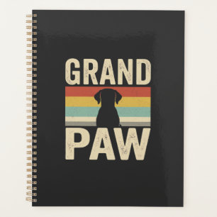 Großer Pfote Vintage Hund Retro Planer