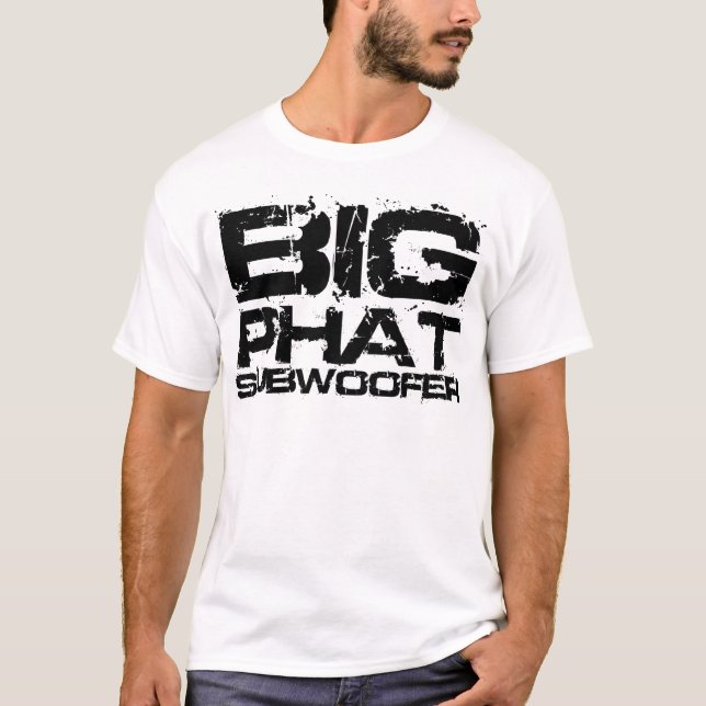 Großer Phat Subwoofer Dubstep T-Shirt (Vorderseite)