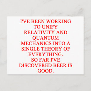 großer philosophischer Witz Postkarte