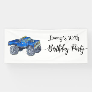Großer Pick-up-Truck Banner