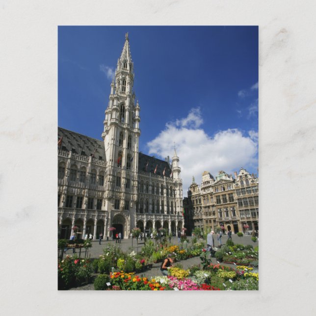 Großer Platz, Brüsseler Belgium Postkarte (Vorderseite)