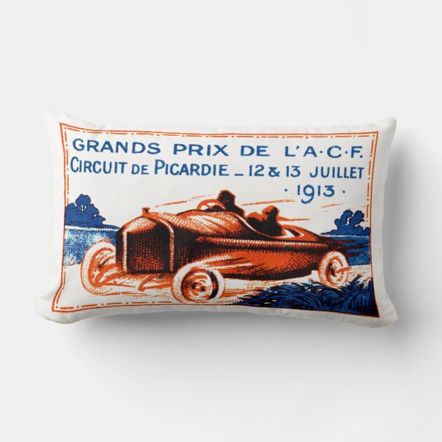 Großer Preis 1913 Lendenkissen (Vorderseite)