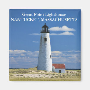 Großer Punkt-Leuchtturm, Nantucket MA Magnet