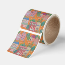 Großer quadratischer Aufkleber – Inspirierendes Ku