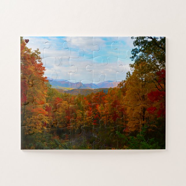 Grosser, rauchiger Tennessee Puzzle (Horizontal)