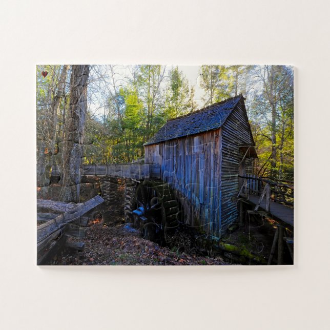 Grosser, rauchiger Tennessee Puzzle (Horizontal)