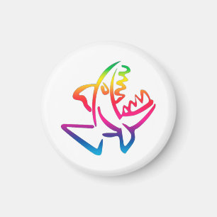 großer Regenbogenhai Magnet