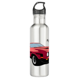 Großer roter Auto-Wasserflasche – Benutzername Aut Edelstahlflasche