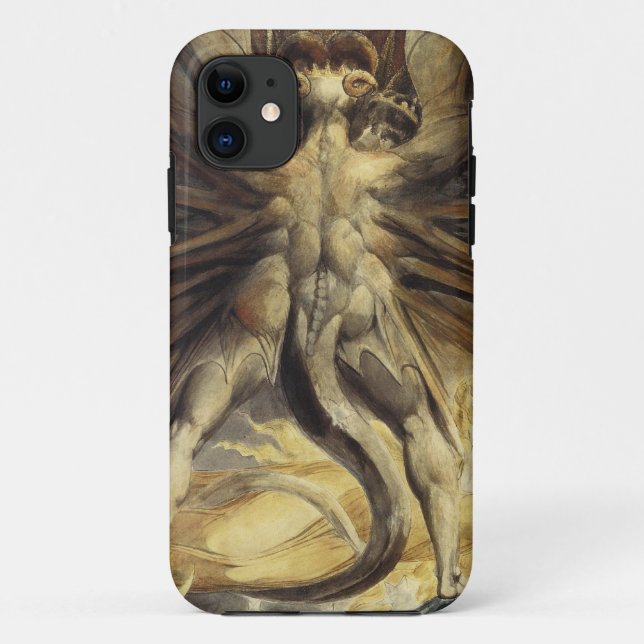 Großer roter Drache Case-Mate iPhone Hülle (Rückseite)