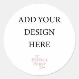 Großer Rundaufkleber Runder Aufkleber