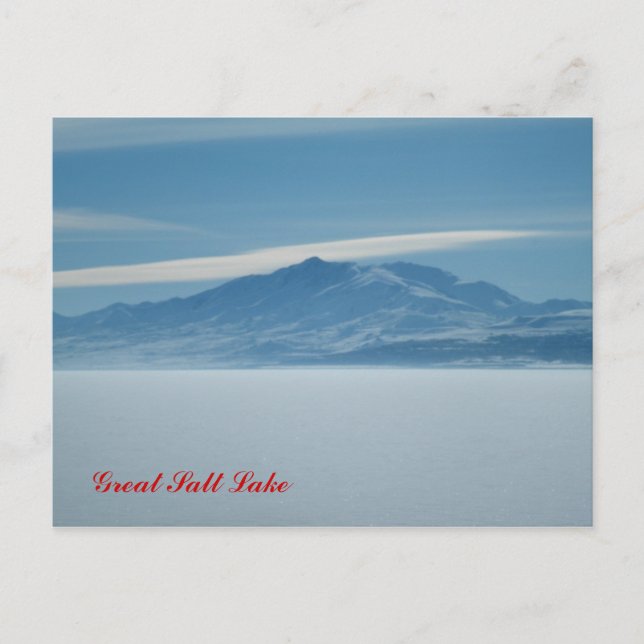 Grosser Salzsee Postkarte (Vorderseite)