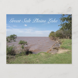 Großer Salzwassersee, Oklahoma Postkarte