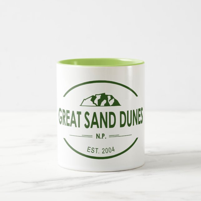 Großer Sanddüne-Nationalpark Zweifarbige Tasse (Mittel)