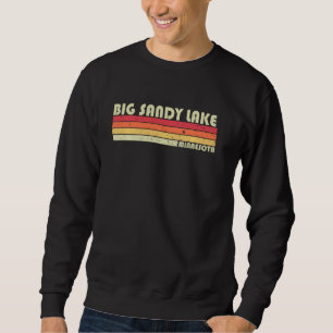 Grosser Sandstrand Minnesota Camping Sum Sweatshirt