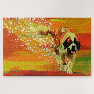 Großer Sankt Bernhard Pass Acryl Wandkunst Puzzle