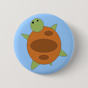 Großer Schildkröte-Knopf Button
