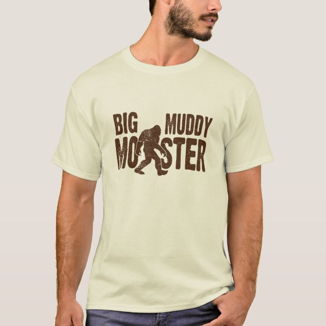 Großer schlammiger Monster-T - Shirt (Vorderseite)