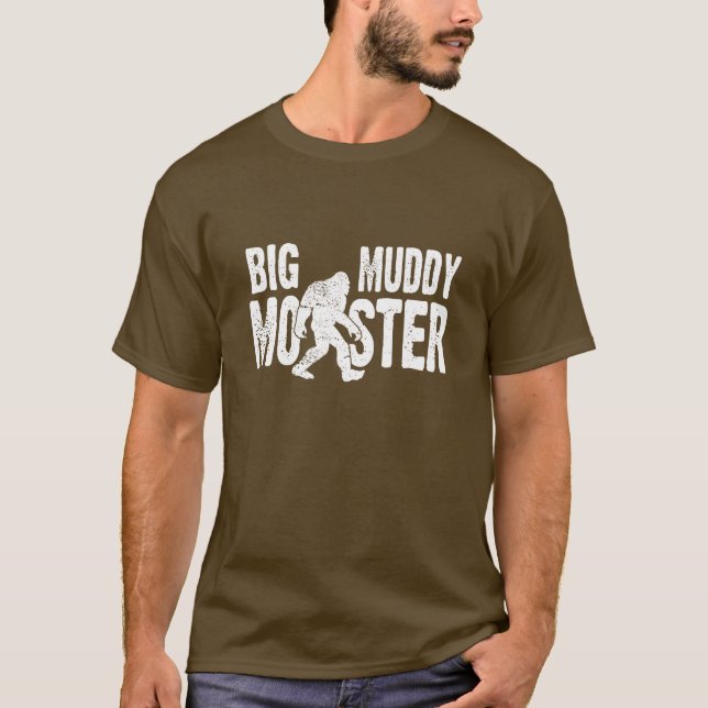 Großer schlammiger Monster-T - Shirt (Vorderseite)