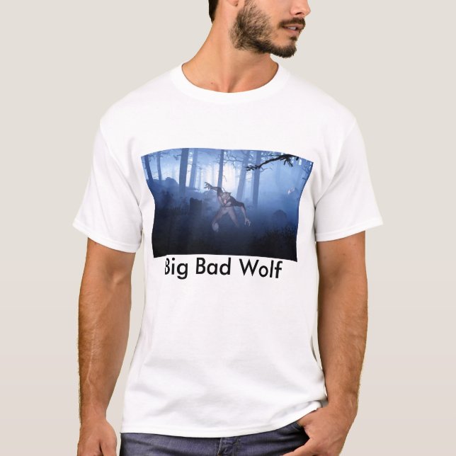 Großer schlechter Wolf T-Shirt (Vorderseite)