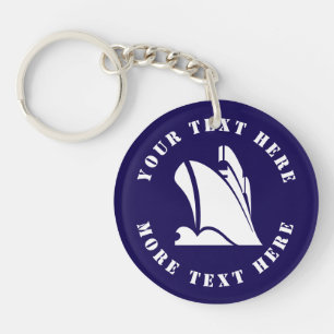 Großer Schlüsselanhänger für Frachtschiffe