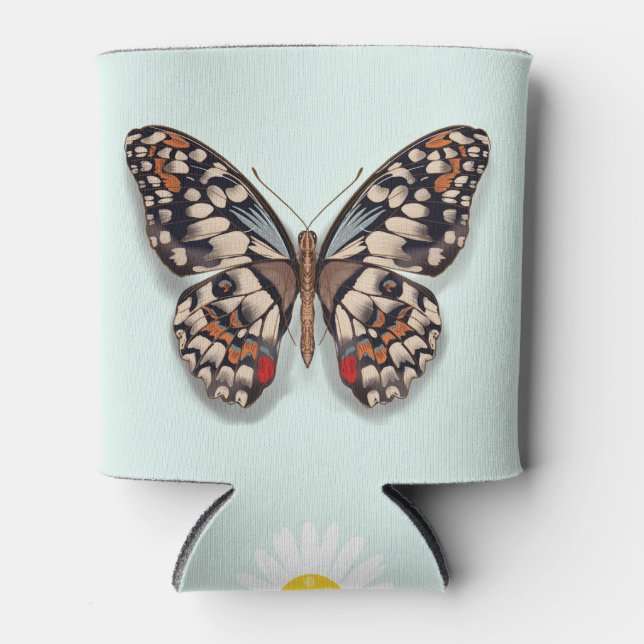 Großer Schmetterling kann kühler werden Dosenkühler (Vorderseite)