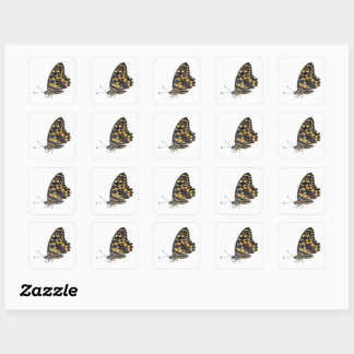 Großer Schmetterling, Quadratischer Aufkleber