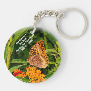 Großer Schmetterling Schlüsselanhänger