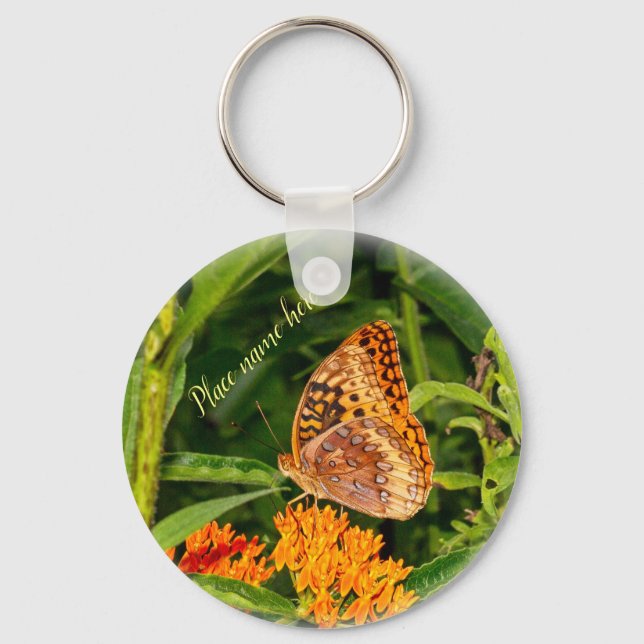 Großer Schmetterling Schlüsselanhänger (Vorderseite)