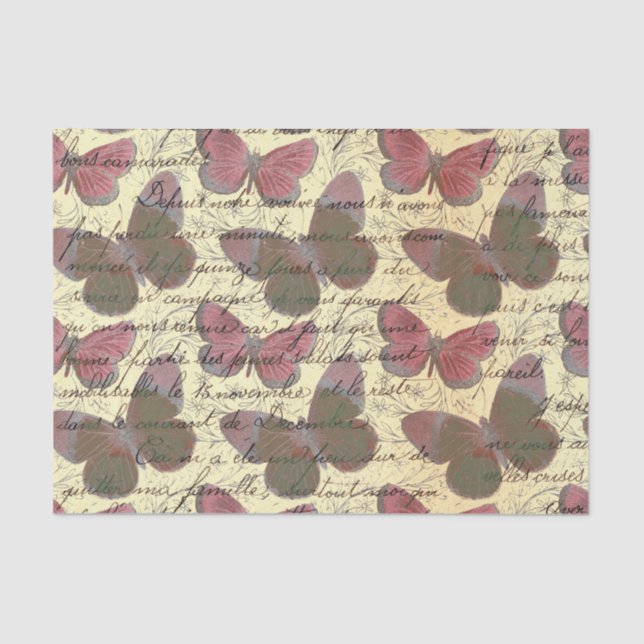 Großer Schmetterling Seidenpapier (Vorderseite)
