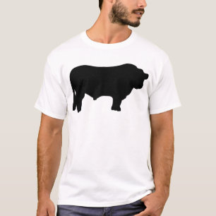 großer schwarzer Angus-Stier T-Shirt