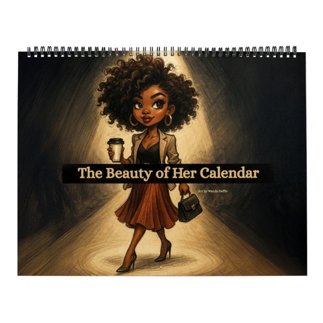 Großer Schwarzer Frauenkalender 2026 Kalender (Titelbild)