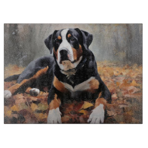 Grosser Schweizer Berg im Herbst Leaves Fall Schneidebrett