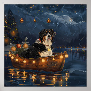 Grosser Schweizer Berg Weihnachtsfest Reise Poster