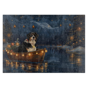 Grosser Schweizer Berg Weihnachtsfest Reise Schneidebrett