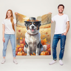 Grosser Schweizer Erntedank für Herbstausflüge Fleecedecke