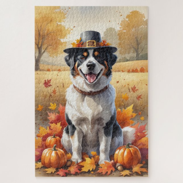 Grosser Schweizer Erntedank für Herbstausflüge Puzzle (Vertikal)