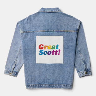 Großer Scott. Jeansjacke