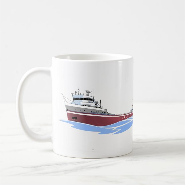 Großer Seenfrachter Edward L. Ryerson Kaffeetasse (Links)