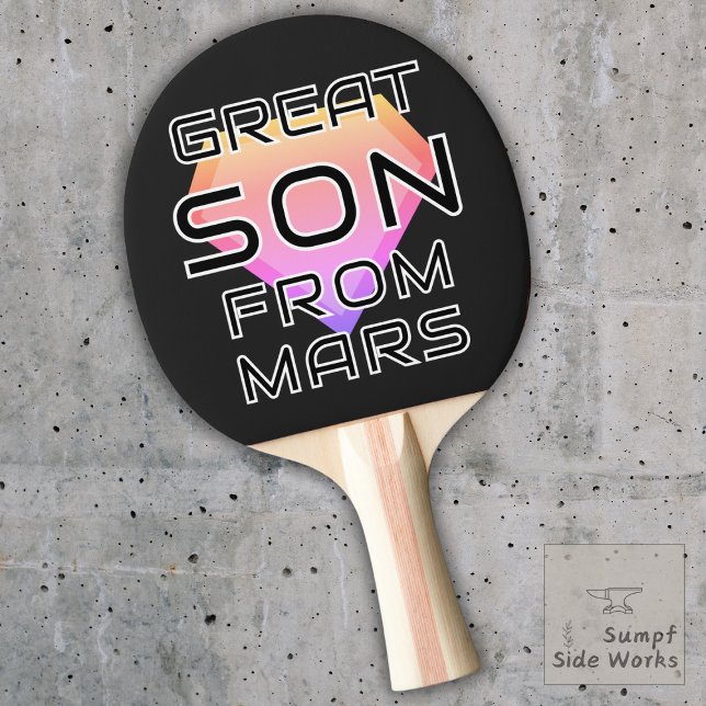Großer Sohn aus Mars Tischtennis Schläger (Von Creator hochgeladen)