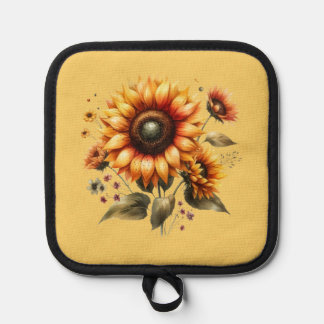 Großer Sonnenblumen-Topfhalter Topflappen