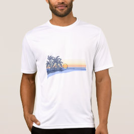 Großer Sonnenuntergang-hawaiischer T-Shirt