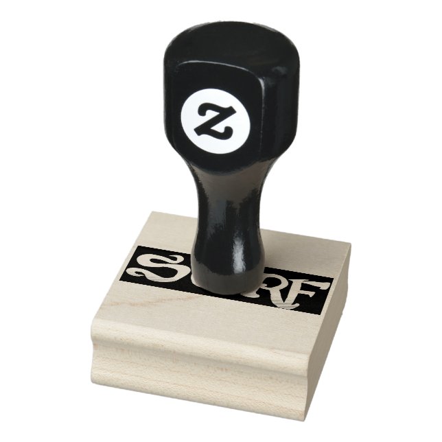 Großer Surf-Gummistempel mit Griff Gummistempel (Stempel)