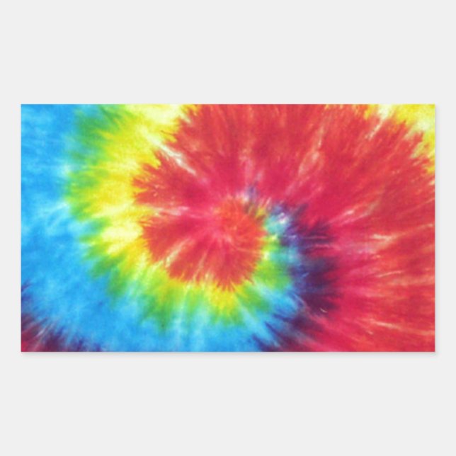 Grosser Swirl Rechteckiger Aufkleber (Vorderseite)