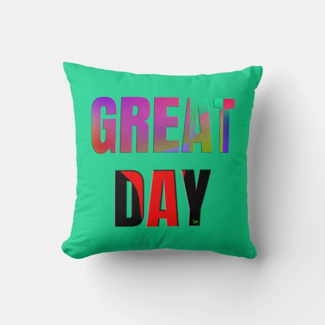 Großer Tag. Kissen (Vorderseite)