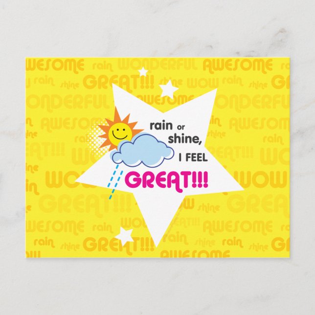 Großer Tag Postkarte (Vorderseite)