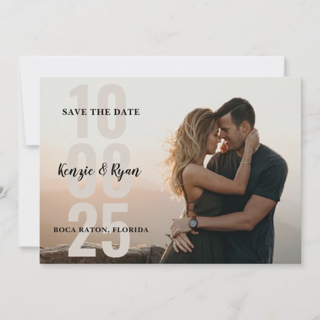 Großer Tag Save The Date (Vorderseite)