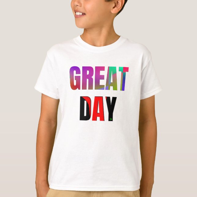 Großer Tag. T-Shirt (Vorderseite)
